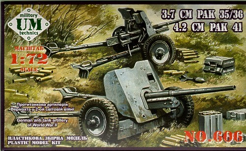 Unimodel 606 1/72 37cm PAK35/35 & 42cm PAK 41 - Hobby City NZ (8967486767341)