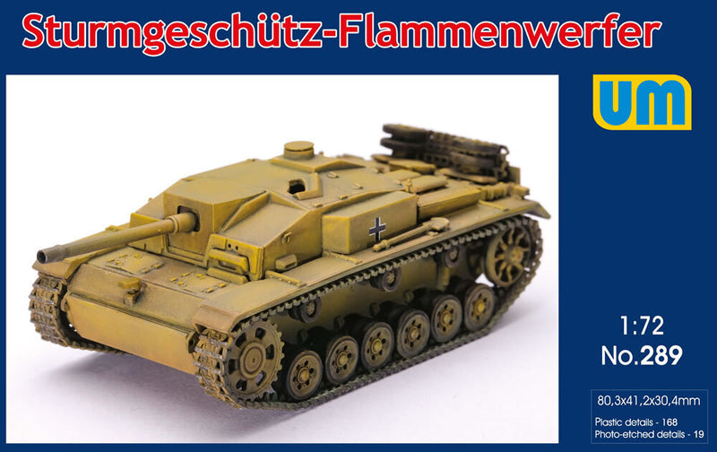 Unimodel 289 1/72 Sturmgeschutz Flammenwerfer - Hobby City NZ (8967486275821)