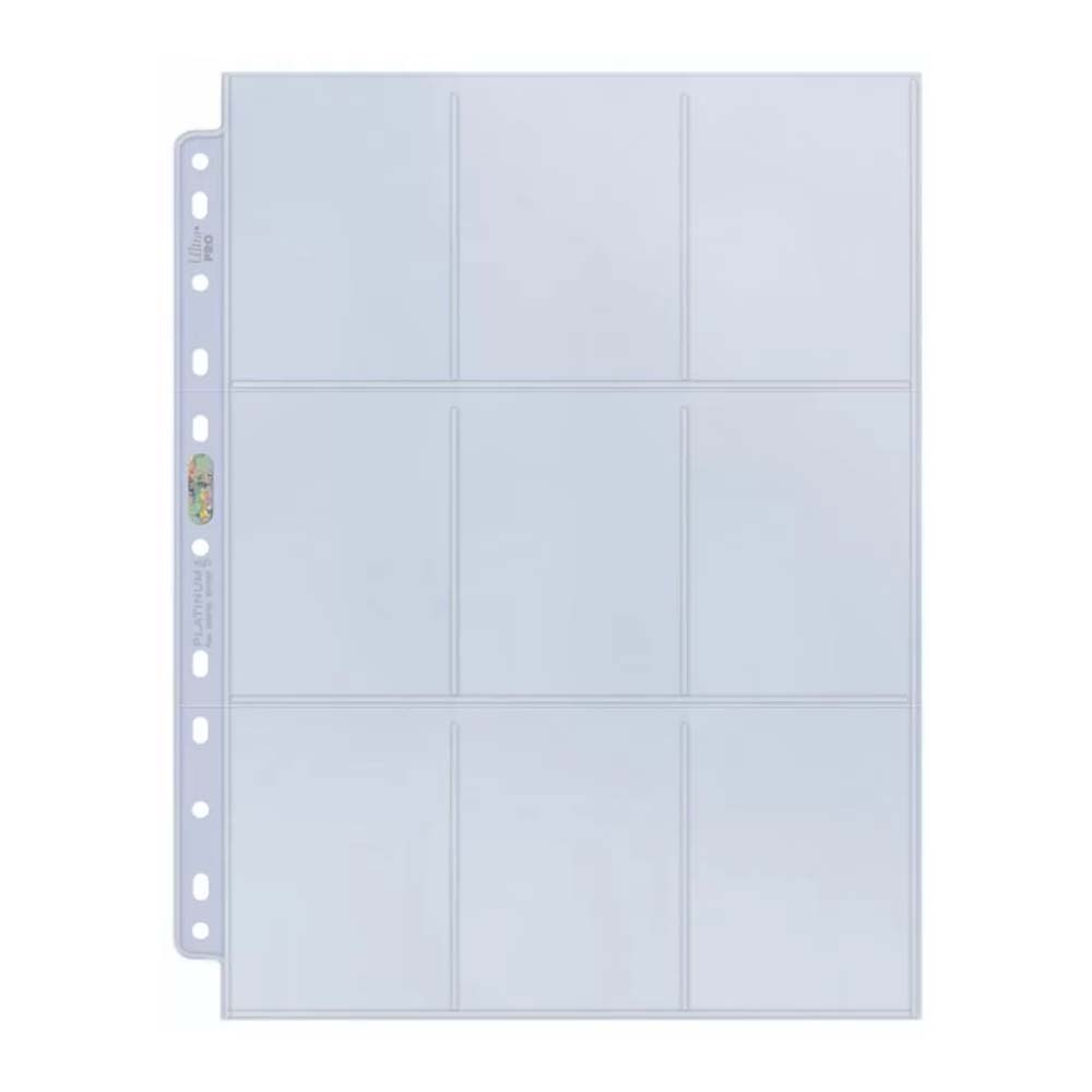 Ultra Pro 9-Pocket Silver Series Page for Standard