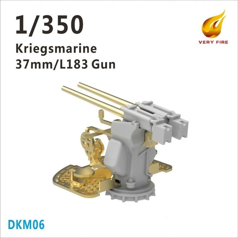 Very Fire VFDKM06 1/350 Kriegsmarine 37mm/L183 gun (8 sets) - Hobby City NZ (8967487652077)