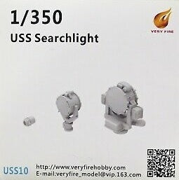 Very Fire VFUSS10 1/350 USS Searchlight (3 types 12 sets) - Hobby City NZ (8967487914221)