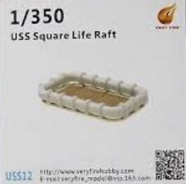 Very Fire VFUSS12 1/350 USS Life Square Rafts (30 sets) - Hobby City NZ (8967487946989)