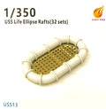 Very Fire VFUSS13 1/350 USS Life Ellipse Rafts (30 sets) (8967487979757)
