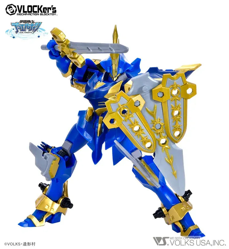 VLOCKers VL-21605 DuelKnights No.001 Starter Pack Blue Knight Sword