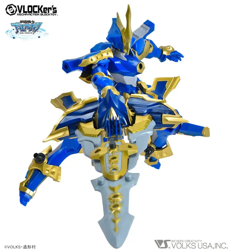 VLOCKers VL-21605 DuelKnights No.001 Starter Pack Blue Knight Sword