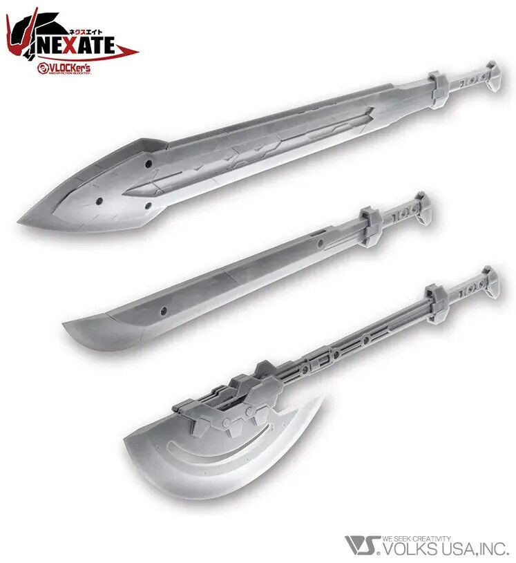 VLOCKers VL-22629 NEXATE Weapons Set 01 Silver Ver.