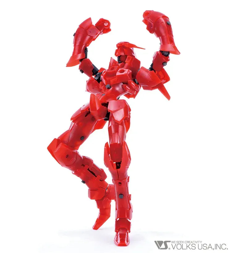 VLOCKers VL-22632 NEXATE PRIME Red/Gun Metallic Plastic Model Kit