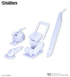 VLOCKers VL-22787 Soldier Armor III Gun & Chainsaw White