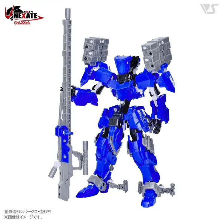 VLOCKers VL-22972 NEXATE PRIME V-LAST Armor Parts Set Black/Blue