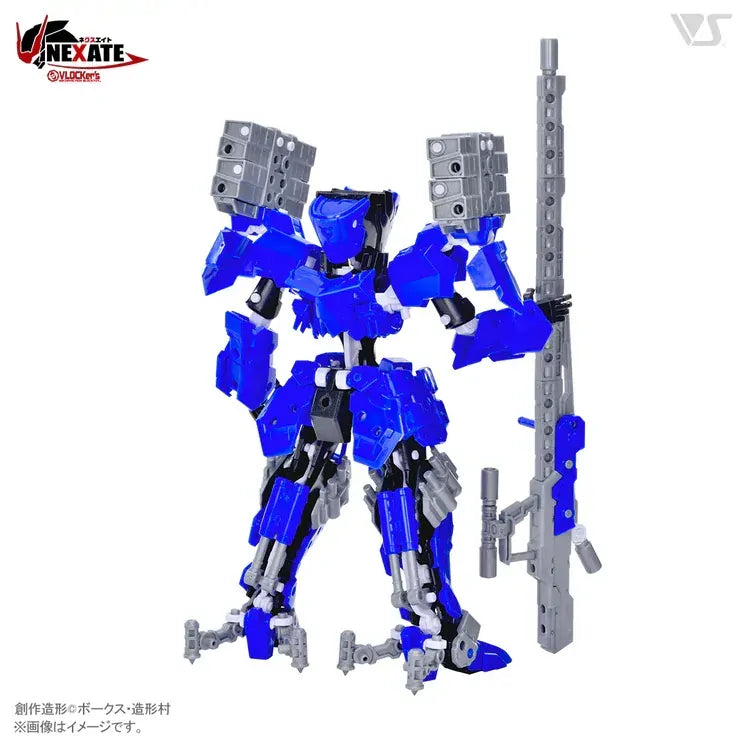VLOCKers VL-22972 NEXATE PRIME V-LAST Armor Parts Set Black/Blue