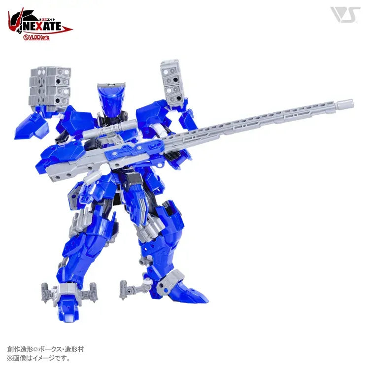 VLOCKers VL-22972 NEXATE PRIME V-LAST Armor Parts Set Black/Blue