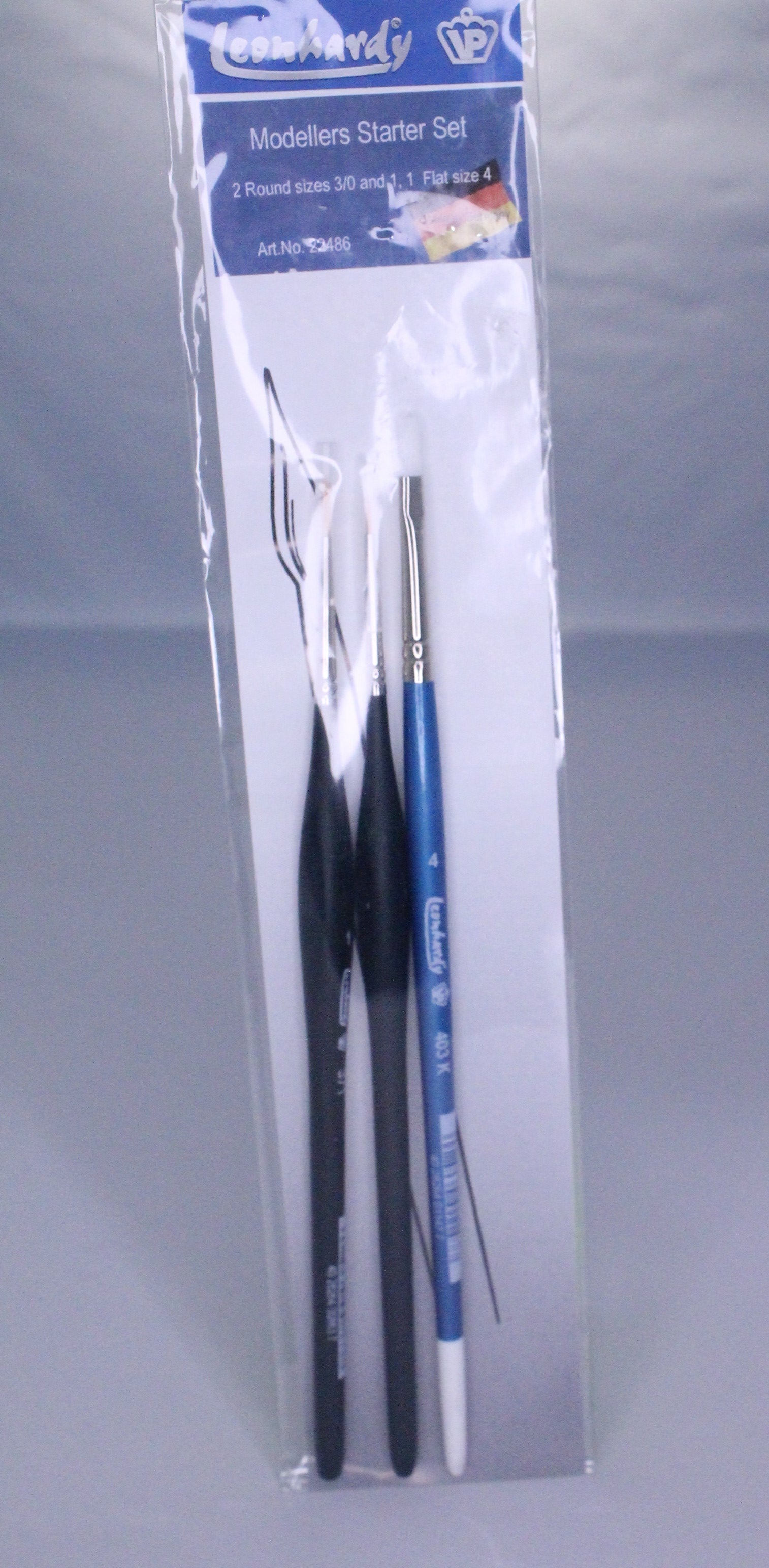 VP Leonhardy VP22486 3pc Modellers Starter Brush Set