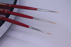 VP Leonhardy VP22487 3pc Modellers Miniature Detail Brush Set