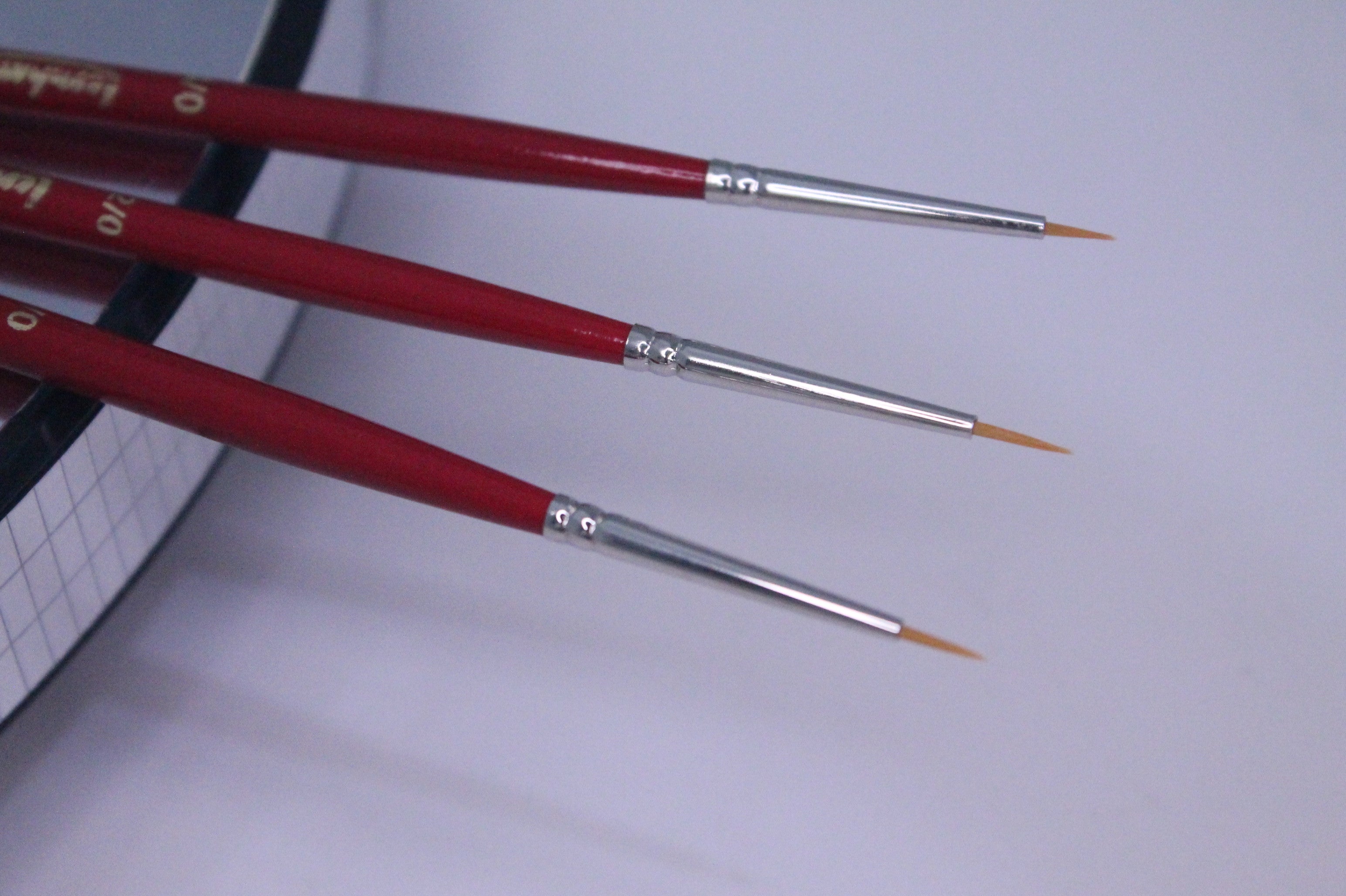 VP Leonhardy VP22487 3pc Modellers Miniature Detail Brush Set