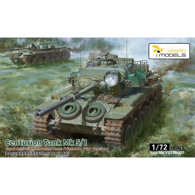 Vespid Models VS720007 1/72 Centurion Tank Mk5/1 Royal Australian Armoured Corps - Hobby City NZ (8967488340205)