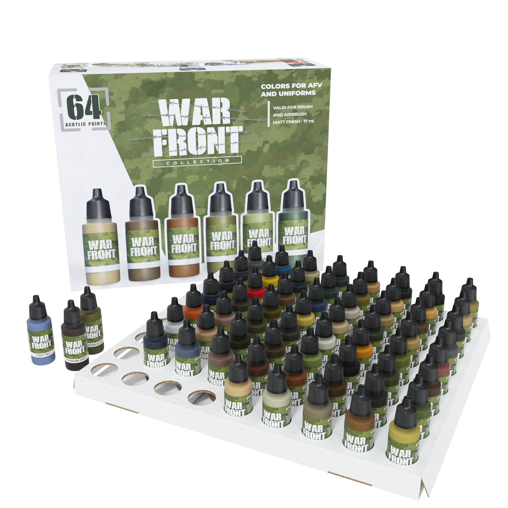 Scale 75 Warfront Warfront Collection Paint Set