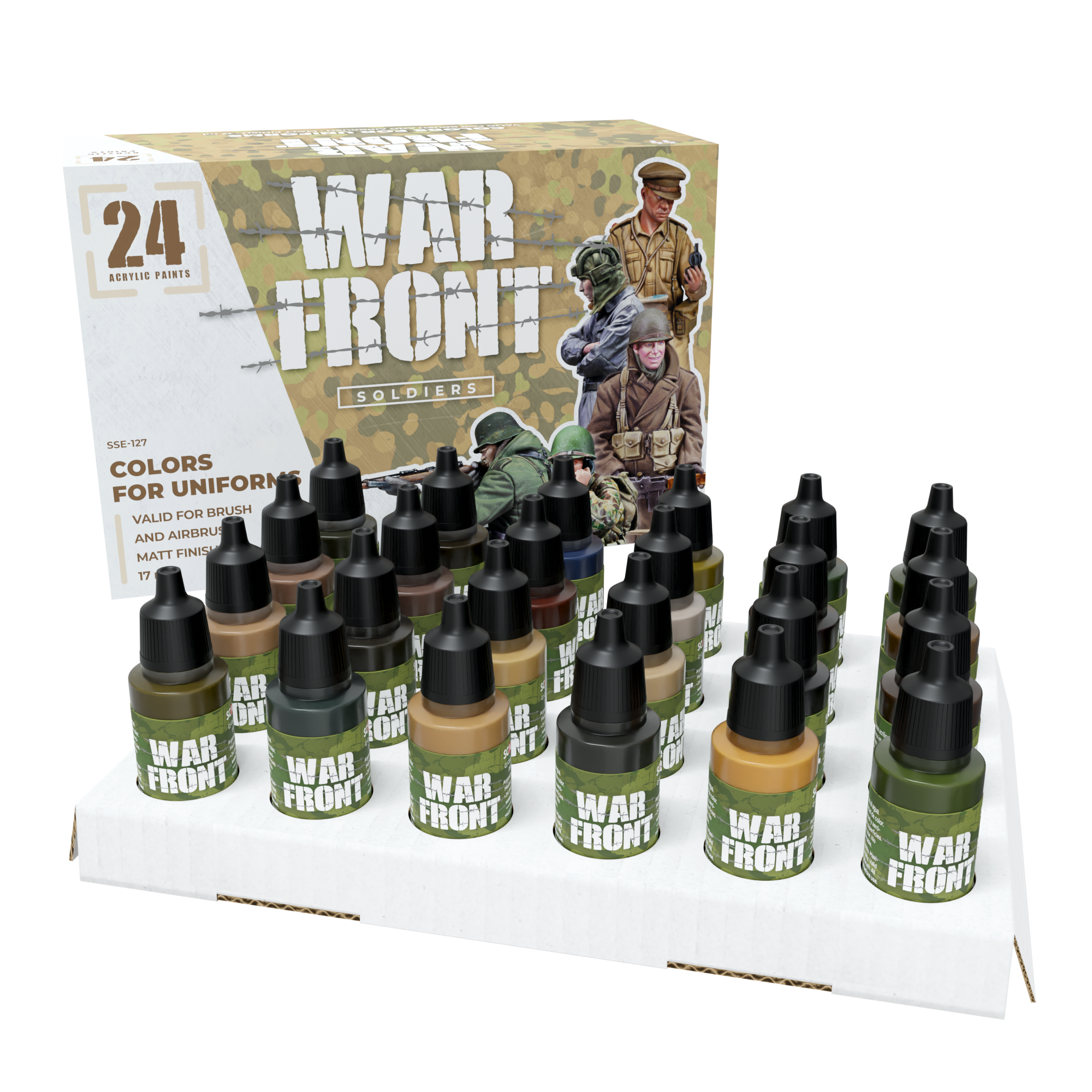 Scale 75 Warfront Soldiers Paint Set (2)