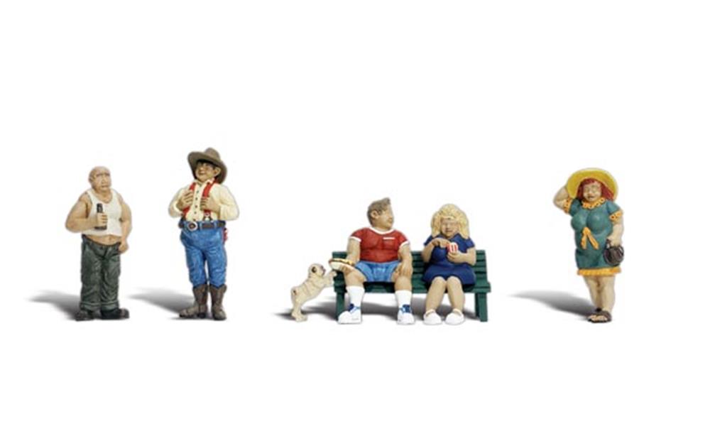 Woodland Scenics HO Scenic Accents: Full Figured Folks