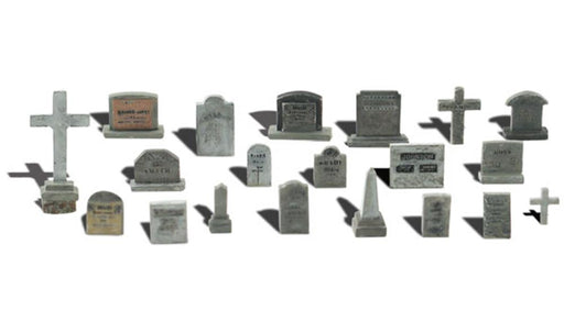 Woodland Scenics A1856 HO Scenic Accents: Tombstones - Hobby City NZ (7540640612589)