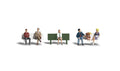 Woodland Scenics HO Scenic Accents: Bus Stop People