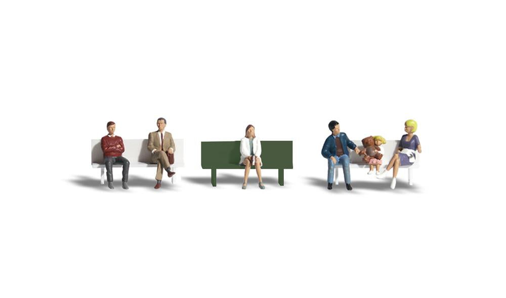 Woodland Scenics HO Scenic Accents: Bus Stop People