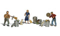 Woodland Scenics A1875 HO Scenic Accents: People & Pesky Raccoons (7540615512301)