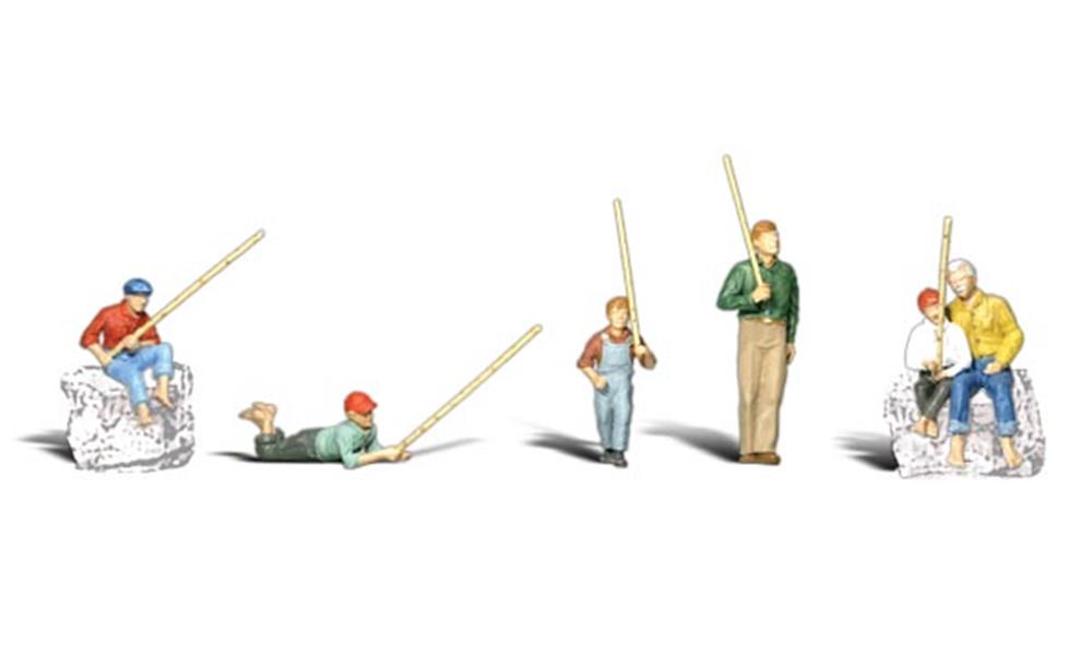 Woodland Scenics HO Scenic Accents: Gone Fishing