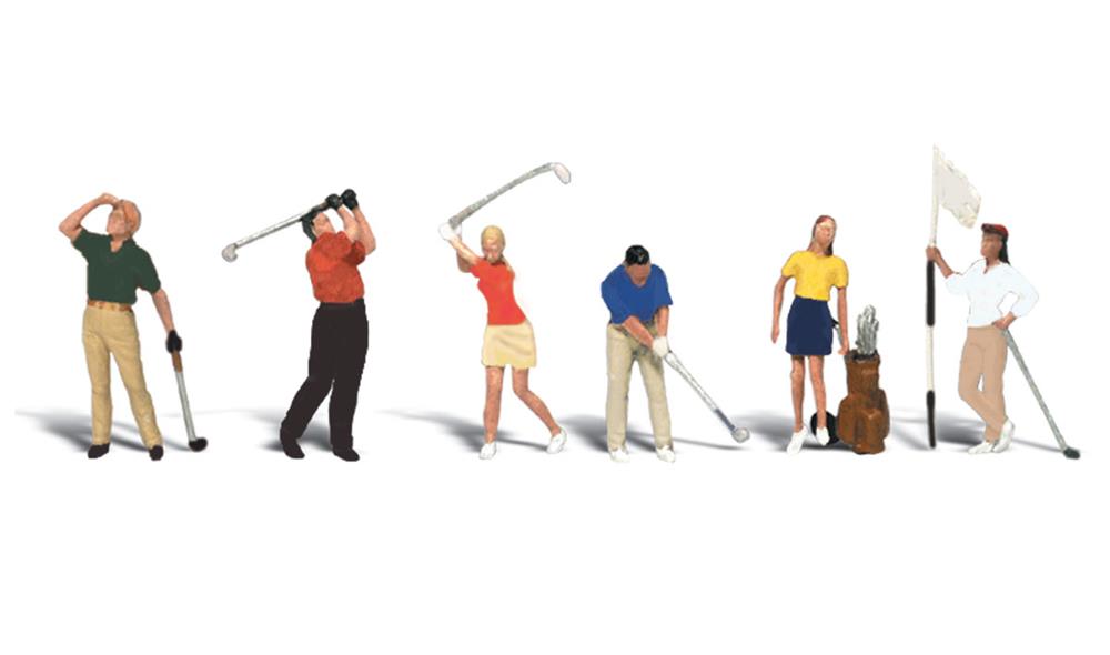 Woodland Scenics HO Scenic Accents: Golfers
