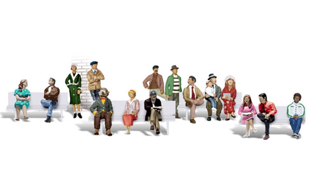 Woodland Scenics A1908 HO Scenic Accents: Sixteen Passengers (7546019676397)