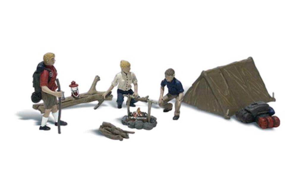 Woodland Scenics A1917 HO Scenic Accents: Campers (7521353105645)