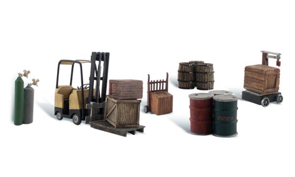 Woodland Scenics A1934 HO Scenic Accents: Loading Dock Details (7546019152109)