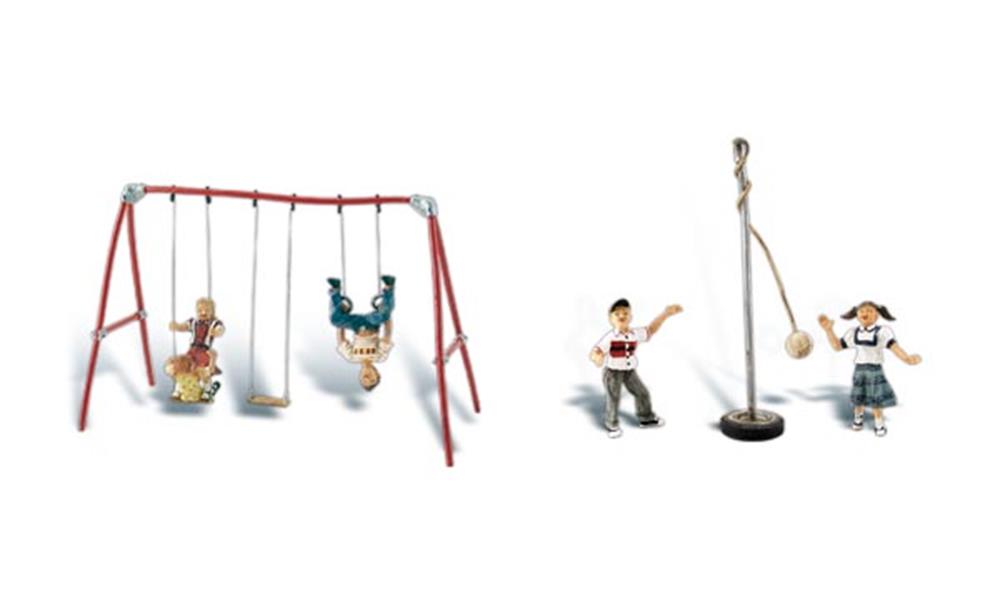 Woodland Scenics A1943 HO Scenic Accents: Playground Fun (7597343375597)