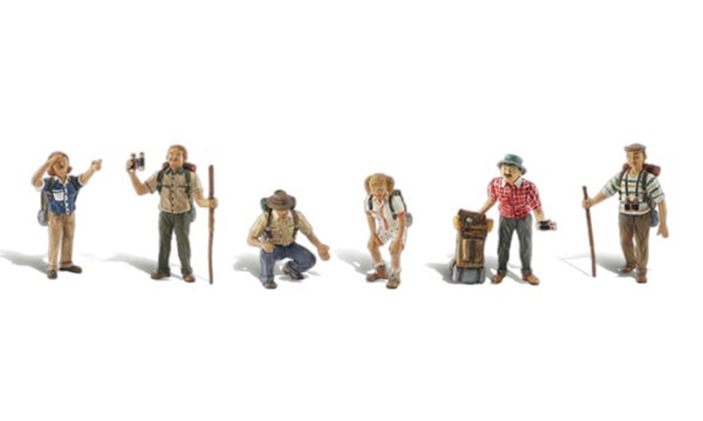 Woodland Scenics HO Scenic Accents: Take a Hike