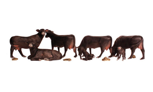 Woodland Scenics A1955 HO Scenic Accents: Black Angus Cows - Hobby City NZ (7650685714669)