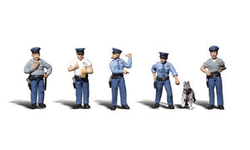 Woodland Scenics A2122 N Scenic Accents: Policemen (7540623900909)