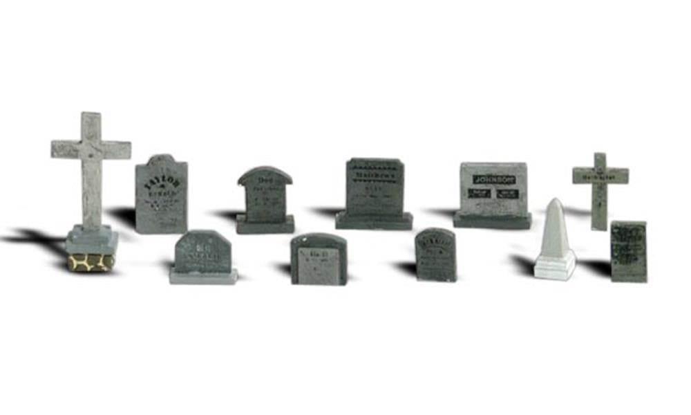 Woodland Scenics N Scenic Accents: Tombstones