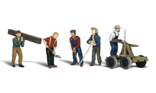 Woodland Scenics A2177 N Scenic Accents: Rail Workers - Hobby City NZ (7540623737069)
