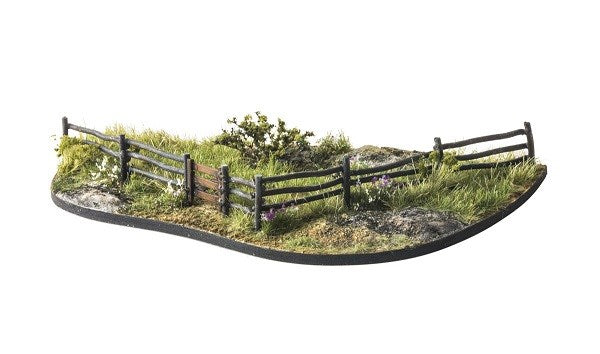 Woodland Scenics A2981 HO Log Fence (7654688620781)