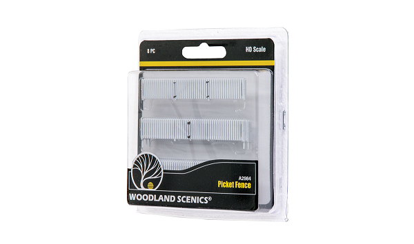 Woodland Scenics A2984 HO Picket Fence (7654689079533)