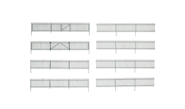 Woodland Scenics A2984 HO Picket Fence (7654689079533)