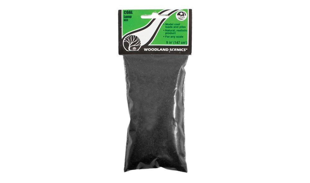 Woodland Scenics B93 Lump Coal (9 in^3/147 cm^3) - Bagged (2)