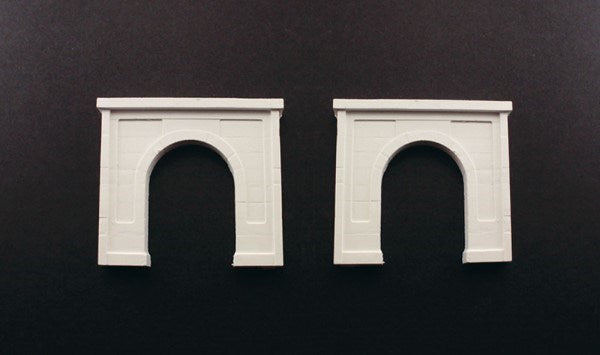 Woodland Scenics C1152 Concrete Tunnel Portals Single Track - N Scale (2pcs) (8255464702189)