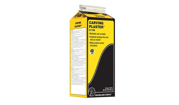 Woodland Scenics Carving Plaster (0.5gal/1.89L) - Carton