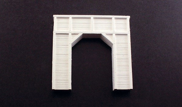 Woodland Scenics C1254 HO Tunnel Portal: Timber - Single Track (1 Piece) (7540646084845)