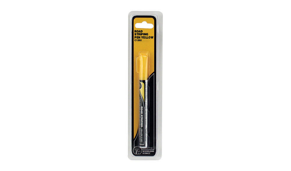 Woodland Scenics C1292 Yellow Road Striping Pen (7637939683565)