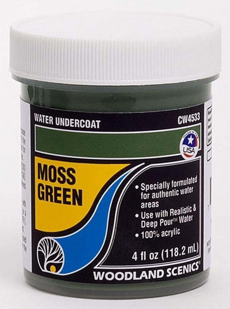 Woodland Scenics CW4533 Water Undercoat Moss Green (7650687746285)