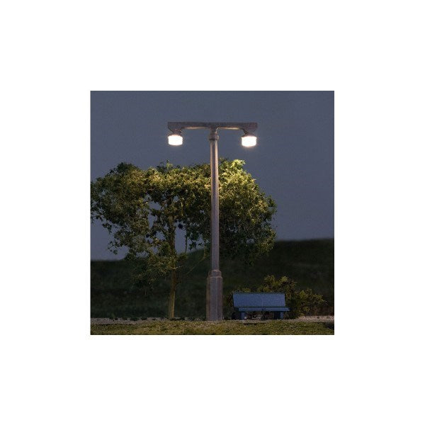 Woodland Scenics JP5676 Just Plug: Twin Lamps - OO/HO Scale (3pc) (6660649943089)