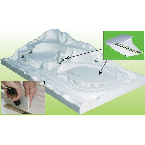 Woodland Scenics Foam Sheet - 1/2" x 12" x 24" (1 sheet/pkg)