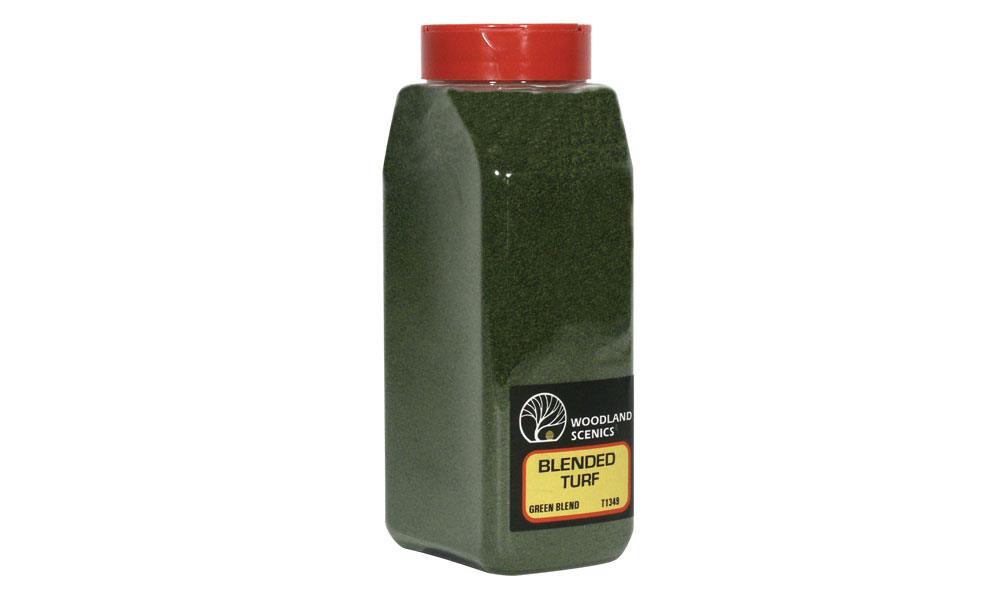 Woodland Scenics Blended Turf Green Blend (57.7 in^3/945 cm^3) - Shaker