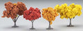 Woodland Scenics TR1576 Value Trees Fall Mix 2-3 (23) (7540654407917)
